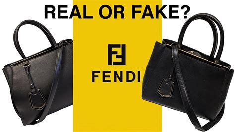 how to spot fake fendi 2jours|genuine fendi bag.